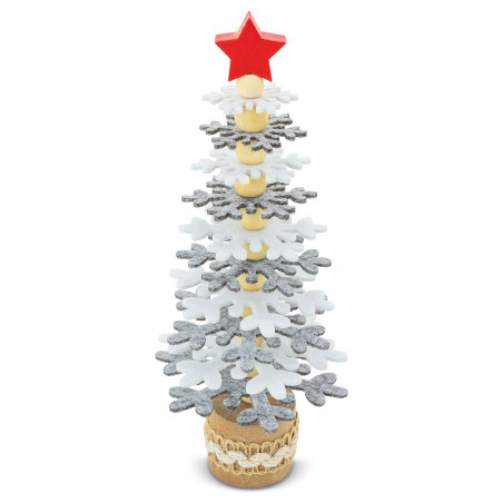 Albero di natale da assemblare e decorare