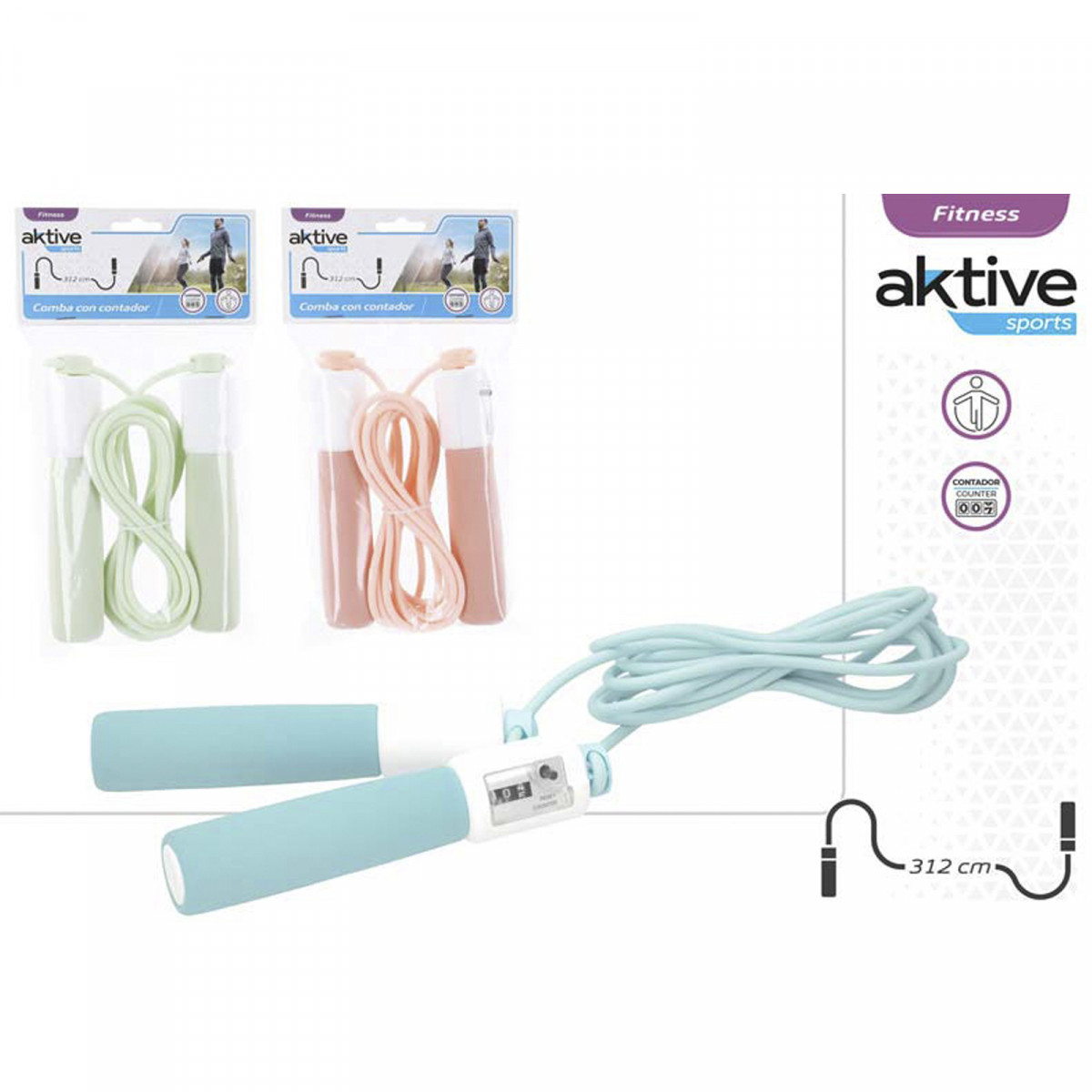 Comba con Contatore per Allenamento Ideale per Fitness e Cardio