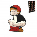 Immagine natalizia del caganer