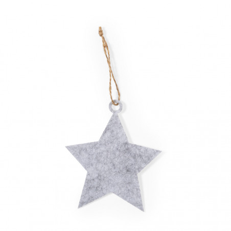 Set di 3 decorazioni natalizie in feltro in confezione personalizzata