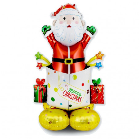 Globo di Babbo Natale 118 cm per decorare il Natale