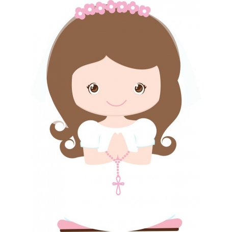 Adesivi bambina comunione