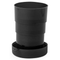 Vaso pieghevole con adesivo personalizzato da regalare