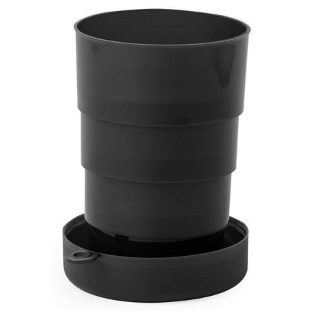 Vaso pieghevole con adesivo personalizzato da regalare