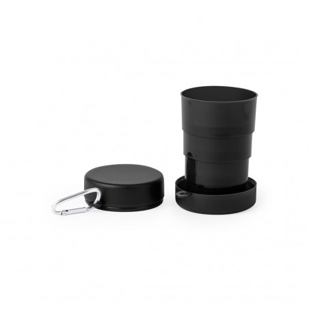 Vaso pieghevole con adesivo personalizzato da regalare