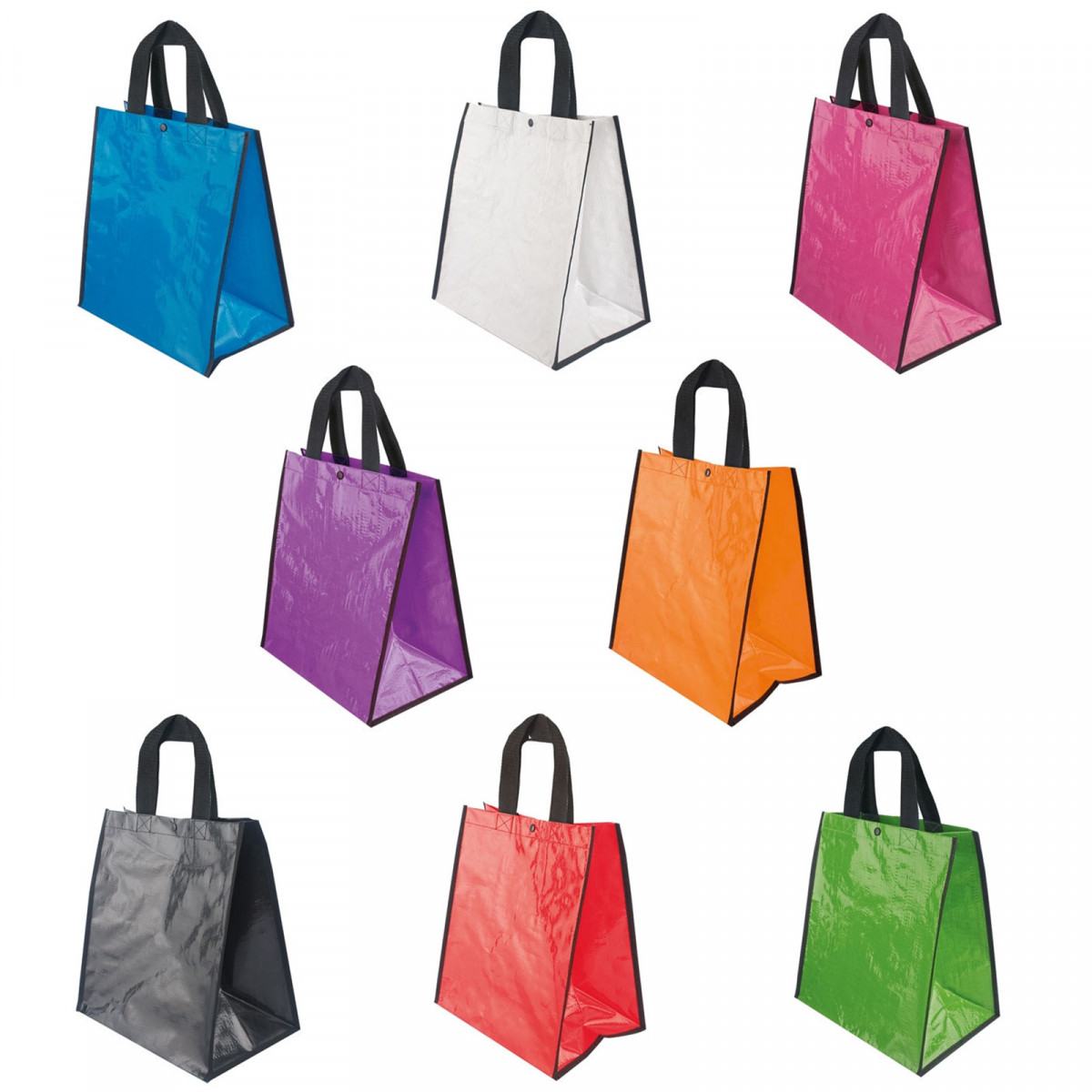 Borsa tote con manici neri