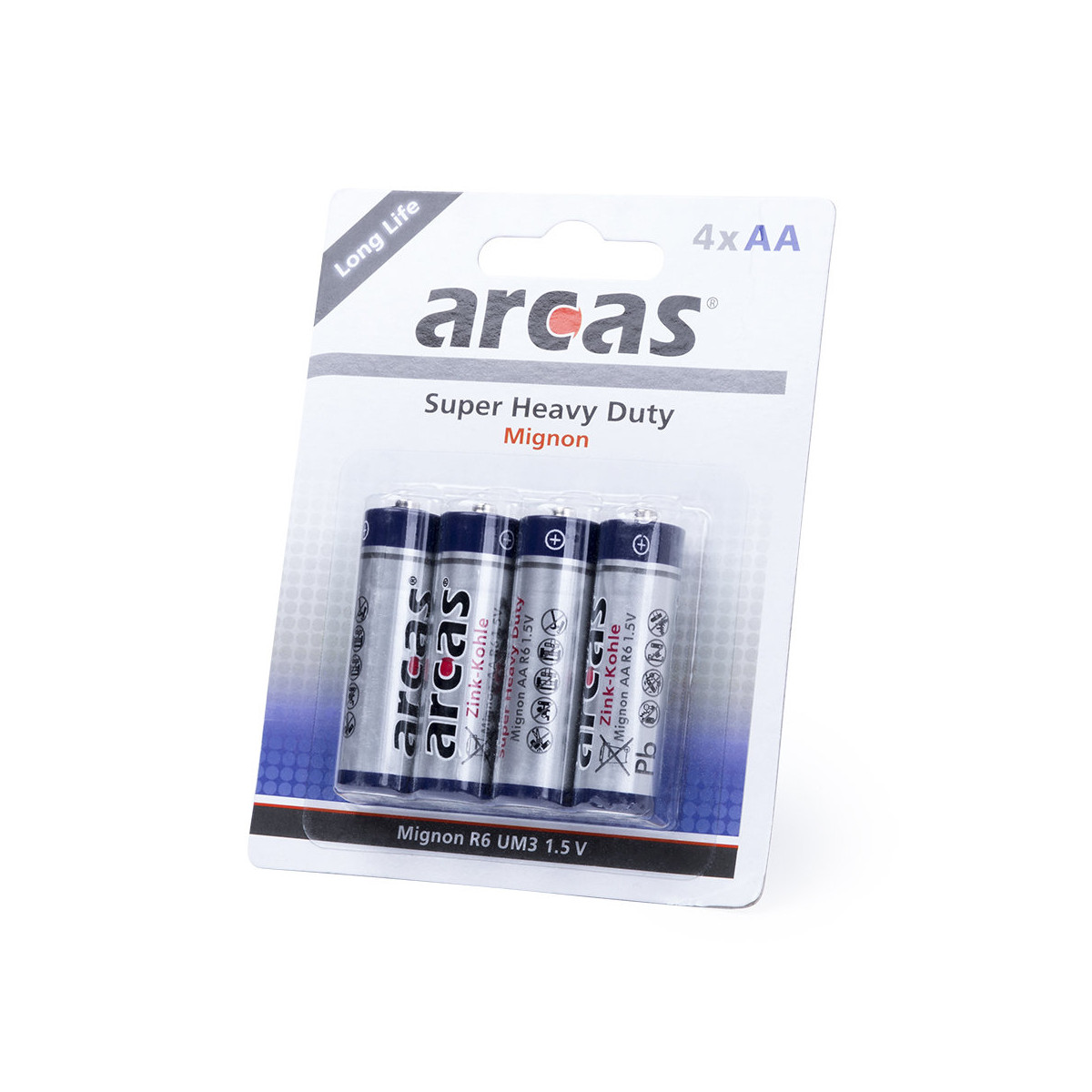 Blister di 4 pile 1,5V AA/R06