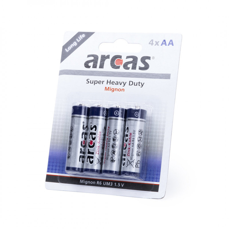 Blister di 4 pile 1,5V AA/R06