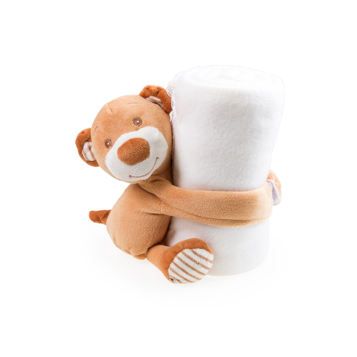 Coperta con orsetto di peluche