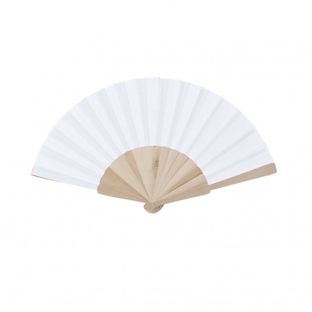 Fan di legno bianco