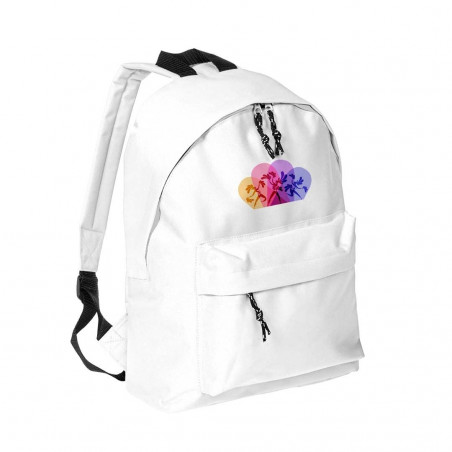 Mochila in Poliestere 600D con Tasca Frontale Regalo Pratico e Colorato per Ospiti