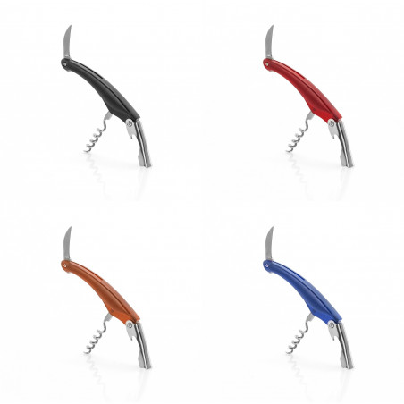 Cavatappi in acciaio con manico colorato Eleganza e funzionalità in un solo accessorio
