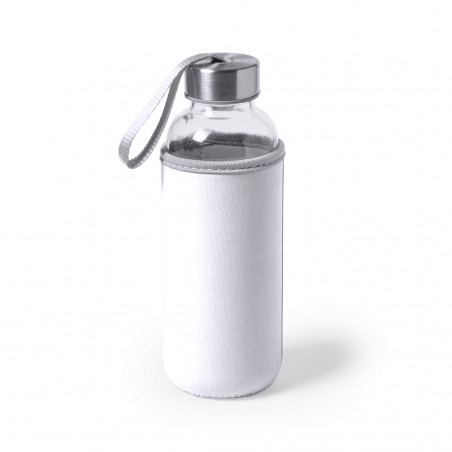 Bidone di Vetro con Custodia in Neoprene da 420ml: Il dettaglio ecologico, colorato e pratico per i tuoi eventi