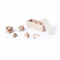 Set di 3 Giochi di Abilità in Legno Naturale in Scatola