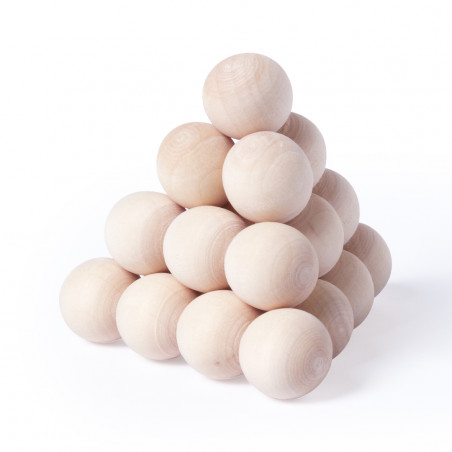 Set di 3 Giochi di Abilità in Legno Naturale in Scatola
