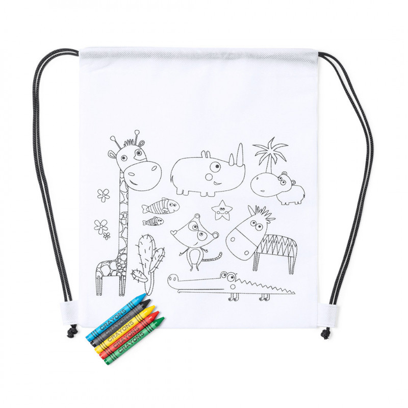 Regalo zaino per bambini da colorare