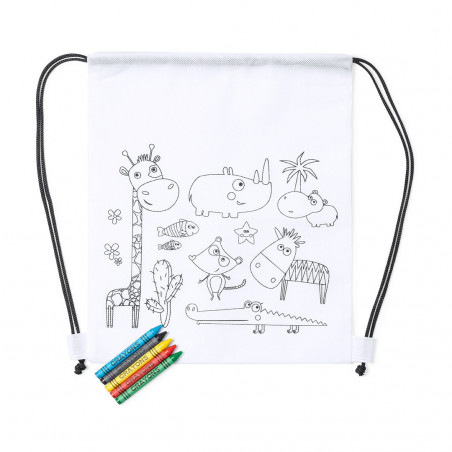 Regalo zaino per bambini da colorare