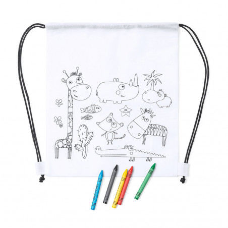 Regalo zaino per bambini da colorare