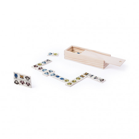Domino di animali in legno: un gioco classico con un tocco di divertimento
