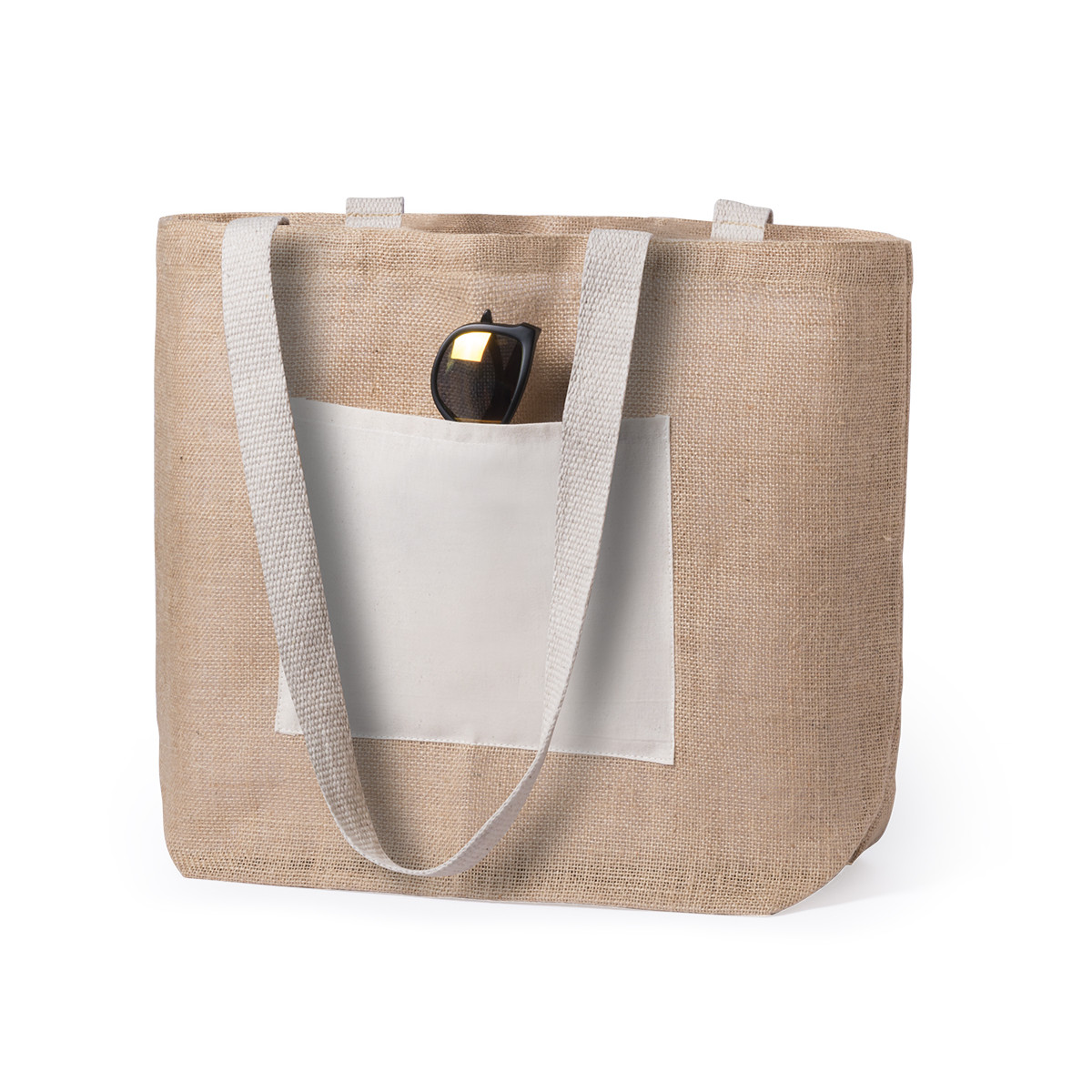 Borsa in juta e cotone ecologico per eventi
