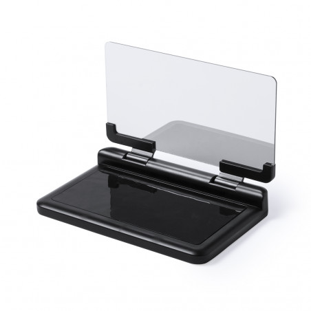 Supporto per smartphone con schermo riflettente e base antiscivolo per auto