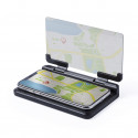 Supporto per smartphone con schermo riflettente e base antiscivolo per auto