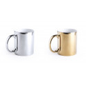 Tazza in ceramica per incisione laser in argento o dorato
