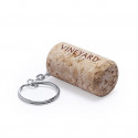Portachiavi in sughero a forma di tappo di vino