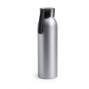 Bidone in alluminio da 650 ml con tappo di sicurezza e nastro di trasporto