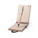 Taccuino tascabile con spirale e penna coordinata