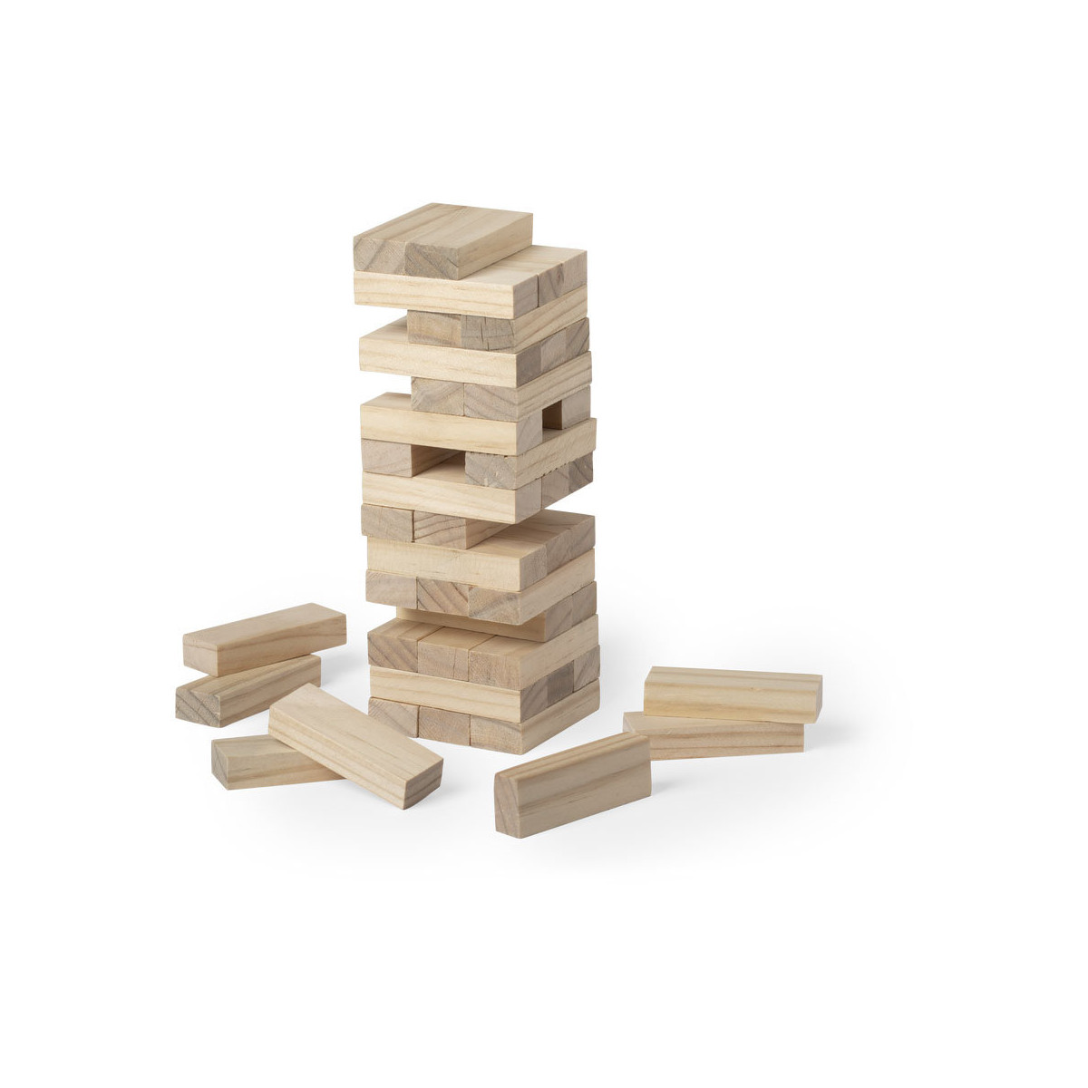 Gioco Jenga in legno in borsa da regalare
