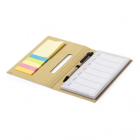 Blocchi note e post-it con penna a sfera