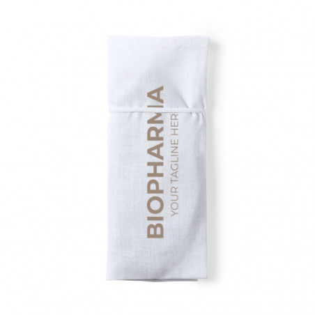 Borsa multiuso e riutilizzabile nera con chiusura elastica