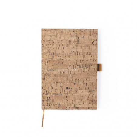 Blocco note con copertina rigida in sughero naturale
