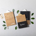 Blocco note con copertina rigida in sughero naturale