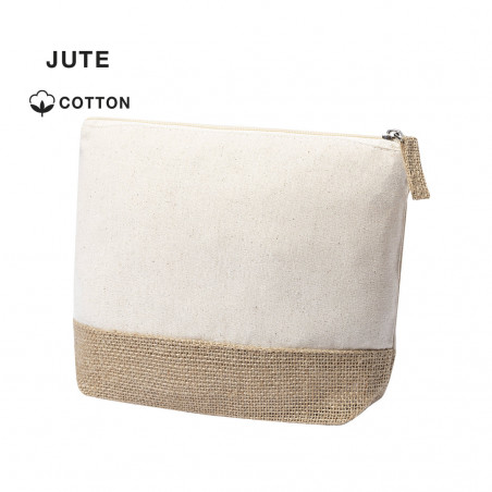 Necessaire in juta e cotone naturale Semplicità ed eleganza ecologica
