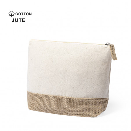 Necessaire in juta e cotone naturale Semplicità ed eleganza ecologica