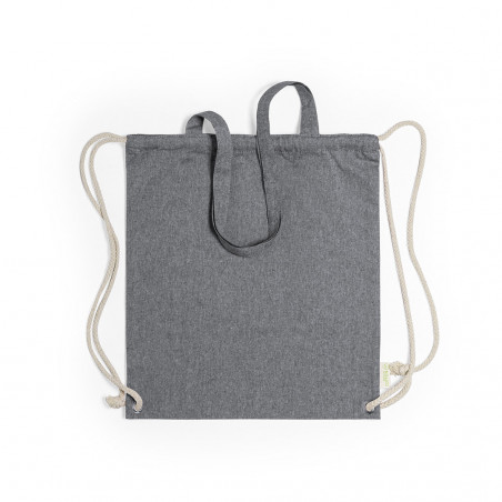 Borsa zaino in corda con manici di vari colori