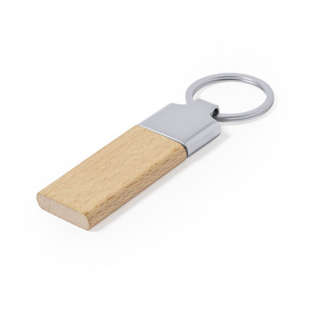 Portachiavi in legno con metallo