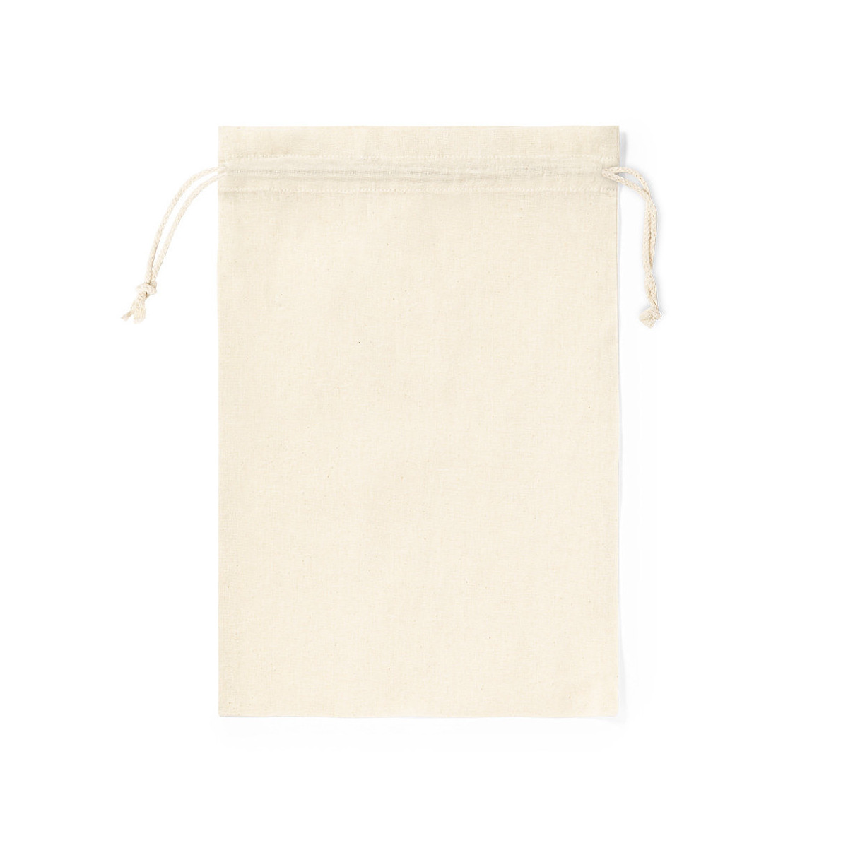 Borsa in cotone 100% bianca, dimensioni 30x45 con chiusura a cordoncino
