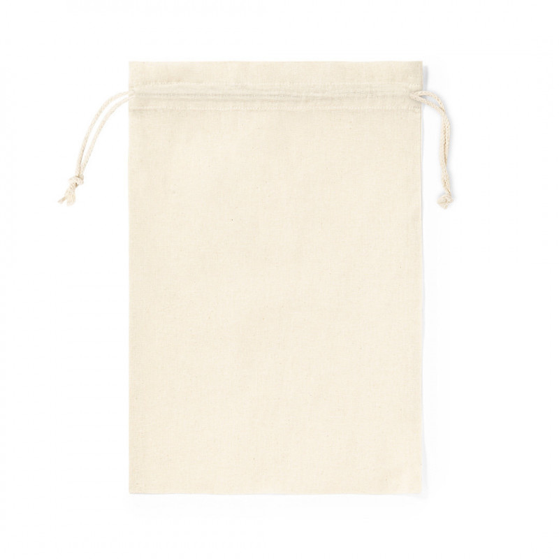 Borsa in cotone 100% bianca, dimensioni 30x45 con chiusura a cordoncino