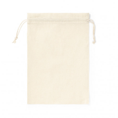 Borsa in cotone 100% bianca, dimensioni 30x45 con chiusura a cordoncino
