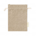 Borsa da presentazione 15x21 in cotone riciclato con chiusura a coulisse vari colori