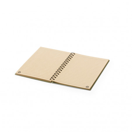 Quaderno ad anelli A5 ecologico Cartone riciclato e stile sostenibile