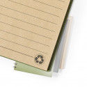Quaderno ad anelli A5 ecologico Cartone riciclato e stile sostenibile