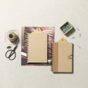 Quaderno ad anelli A5 ecologico Cartone riciclato e stile sostenibile