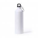 Bidone in alluminio da 800 ml con moschettone Design elegante