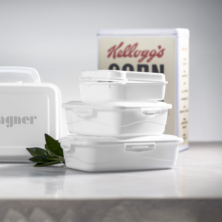 Contenitore rettangolare da 1 L con certificazione Food Grade