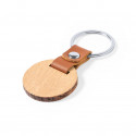 Portachiavi in legno con nastro in poliuretano