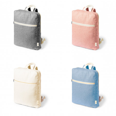 Zaino ecologico in cotone riciclato Design moderno e sostenibile